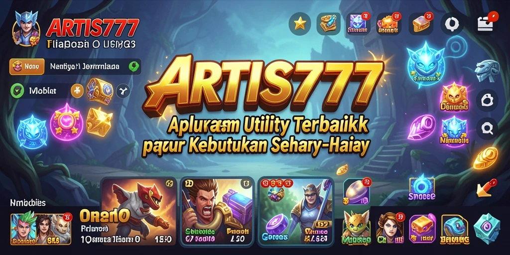 Tampilan interface ARTIS777 yang intuitif dan mudah digunakan.