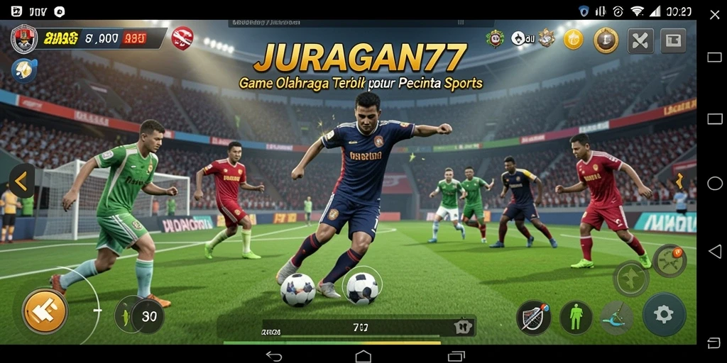 Gameplay seru dengan berbagai mode olahraga di JURAGAN77.