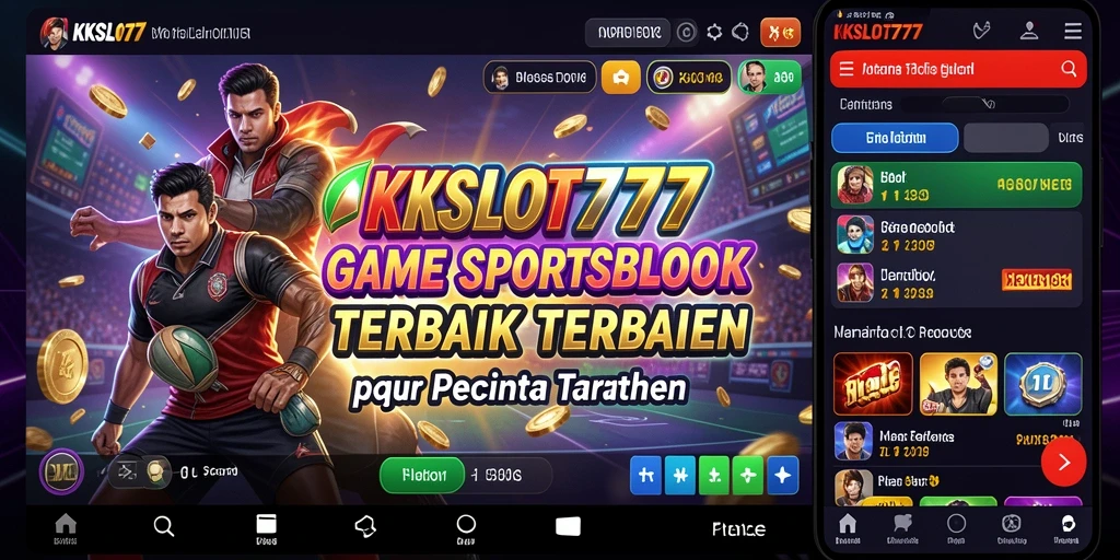 Tampilan gameplay menarik dan informatif dari KKSLOT777 Sportsbook.