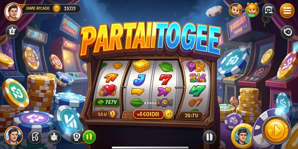 Tampilan gameplay seru dari PARTAITOGEL yang penuh warna.