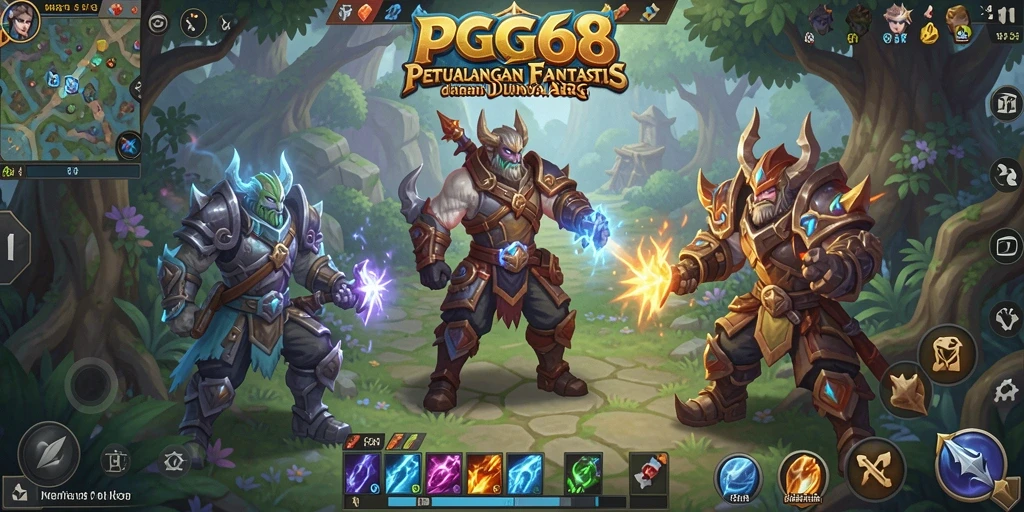 Tampilan gameplay PGG68 yang memukau dalam dunia ARPG.