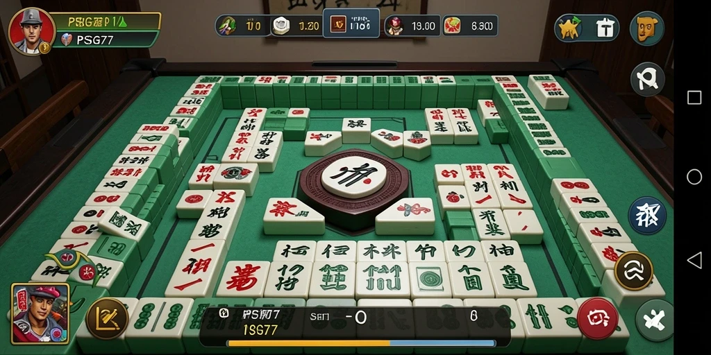 Tampilan menarik dari gameplay Mahjong di PSG77 dengan tema yang beragam.